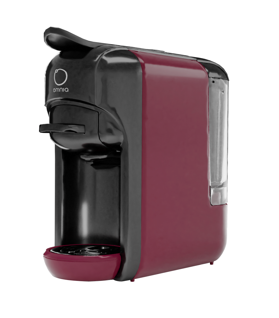 Omnia Cosmic Red - Macchina da caffè universale